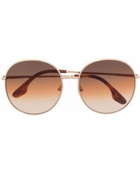 Victoria Beckham - Round-frame Gradient Sunglasses - Lyst