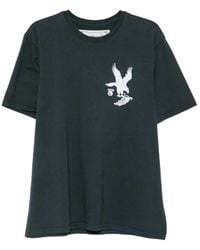 One Of These Days - Graphic-Print Cotton T-Shirt - Lyst