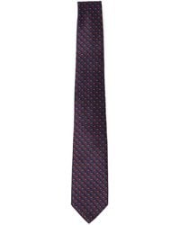 Giorgio Armani - Corbata de seda con estampado geométrico - Lyst