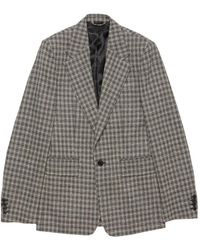 Acne Studios - Checked Wool Blazer - Lyst