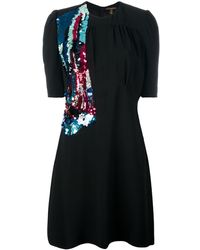 Louis Vuitton Pre-owned Sequinned Detail Dress - Zwart
