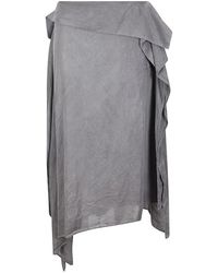 Limi Feu - Asymmetric Draped Skirt - Lyst