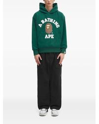 A Bathing Ape - Hoodie mit Logo-Print - Lyst