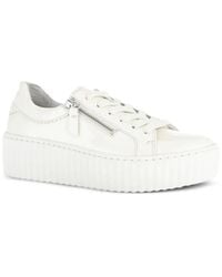 Gabor - Low-Top-Sneakers Mit Seitlichem Reißverschluss - Lyst