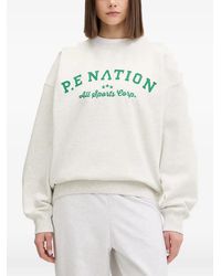 P.E Nation - Logo-Embroidered Sweatshirt - Lyst