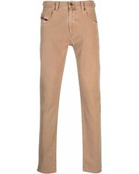 DIESEL - D-Strukt Joggjeans Straight-Leg Trousers - Lyst