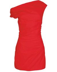 Paris Georgia Basics - Remmy Off-Shoulder Mini Dress - Lyst
