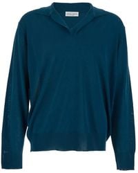 Roberto Collina - Polo-Collar Sweater - Lyst