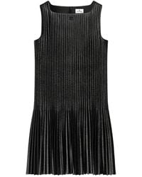 Courreges - Pleated Vinyl Mini Dress - Lyst