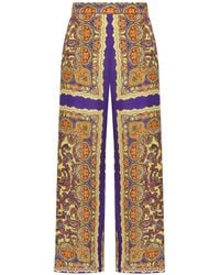 Maliparmi - Sunset Paisley Embroidered Trousers - Lyst