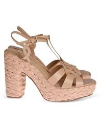 Carrano - Cage-Construction T-Bar Sandals - Lyst