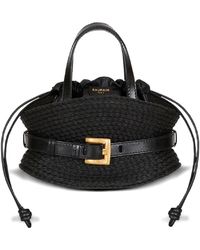 Balmain - Mini Shuffle Belt Tote Bag - Lyst