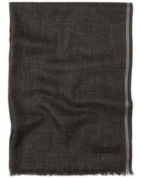 ZEGNA - Sciarpa Con Bordi Sfrangiati - Lyst