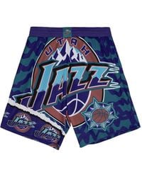 Mitchell & Ness - Nba Utah Jazz Jumbotron 2.0 Shorts - Lyst