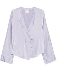 forte_forte - Silk Satin Shirt - Lyst