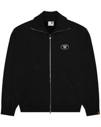 Aape By A Bathing Ape - Moonface Logo-Patch Zip-Up Sweatshirt - Lyst