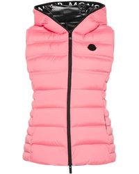 Moncler - Bodywarmer Met Logopatch - Lyst