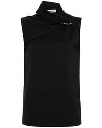 Jil Sander - Hardware-Detail Knitted Tank Top - Lyst