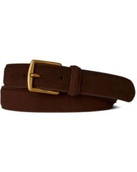 Polo Ralph Lauren - Suede Buckle Belt - Lyst