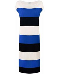 Woolrich - Midi-Length Striped Dress - Lyst