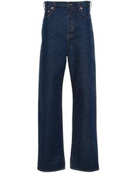 Gucci - Wide-Leg Denim Cotton Jeans - Lyst