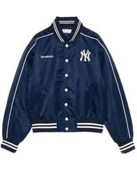 Sporty & Rich - Daisy Logo-Embroidered Bomber Jacket - Lyst