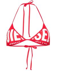 DIESEL - Sees Triangle Bikini Top - Lyst