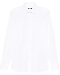 ZEGNA - Long-Sleeved Button-Up Shirt - Lyst