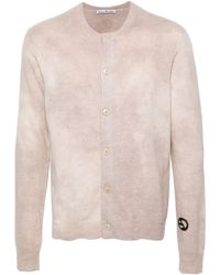 Acne Studios - Crew-neck Knitted Cardigan - Lyst