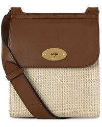 Mulberry - Small Anthony Raffia Messenger Bag - Lyst