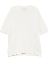 Ami Paris - Short-Sleeve V-Neck T-Shirt - Lyst