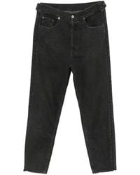 MM6 by Maison Margiela - Side-Zip Straight-Leg Jeans - Lyst