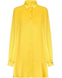 Dolce & Gabbana - Silk Satin Shirt - Lyst