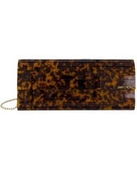 Jimmy Choo - Sweetie Tortoiseshell-Effect Clutch Bag - Lyst