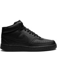 Nike - Court Vision Mid Nn "Triple" Sneakers - Lyst