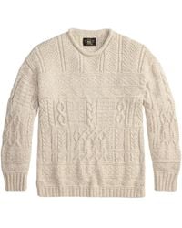 RRL - Cable-Knit Sweater - Lyst