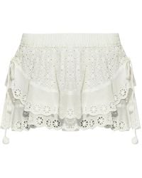 Isabel Marant - Cotton And Silk Shorts - Lyst