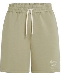 KARL LAGERFELD - Relaxed-Fit Short With Elastic Waistband And Logo Accent - Lyst