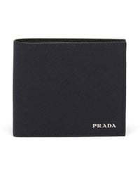 Prada - Saffiano Leather Wallet - Lyst