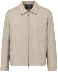Tombolini - Zip-Up Collared Jacket - Lyst