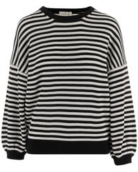 Bruno Manetti - Striped Crew-Neck Sweater - Lyst