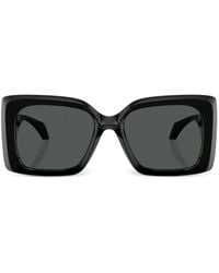 Versace - Medusa-plaque Oversized-frame Sunglasses - Lyst
