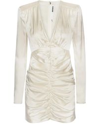 ROTATE BIRGER CHRISTENSEN - Vestido Corto Fruncido - Lyst