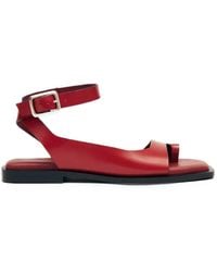 Alohas - Tebas Buckle-Fastening Toe-Strap Flat Sandals - Lyst