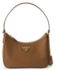Prada - Re-Edition 2005 Saffiano-Leather Mini Bag - Lyst