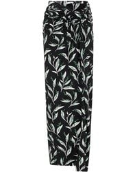 Rabanne - Graphic-Print High-Waist Maxi Skirt - Lyst
