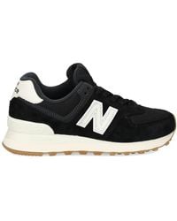 New Balance - 574 Suede Lace-Up Sneakers - Lyst