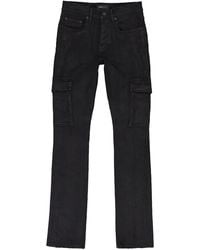 Purple Brand - P004 Resin Cargo Flare Jeans - Lyst
