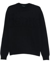 Herno - Logo-Embossed Sweater - Lyst