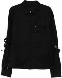 Rick Owens - Strap-Detail Shirt Jacket - Lyst